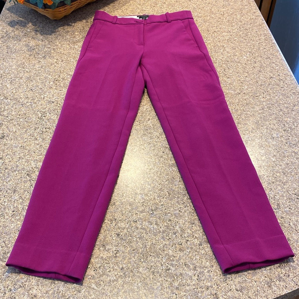 NWT J. Crew High Rise Cameron Pants 0 Style H6573 Color BPL - Picture 4 of 17
